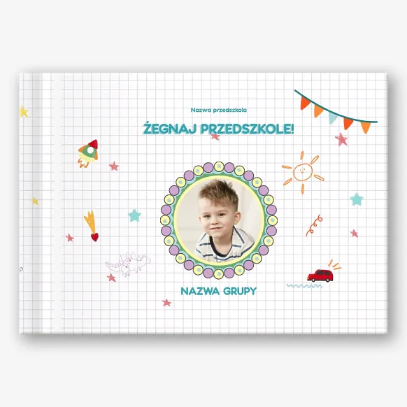 Szablon fotoksiążki absolwenta przedszkola