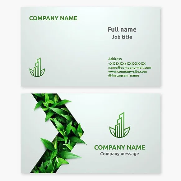 Eco-City Logo | Construction | Business Card Template