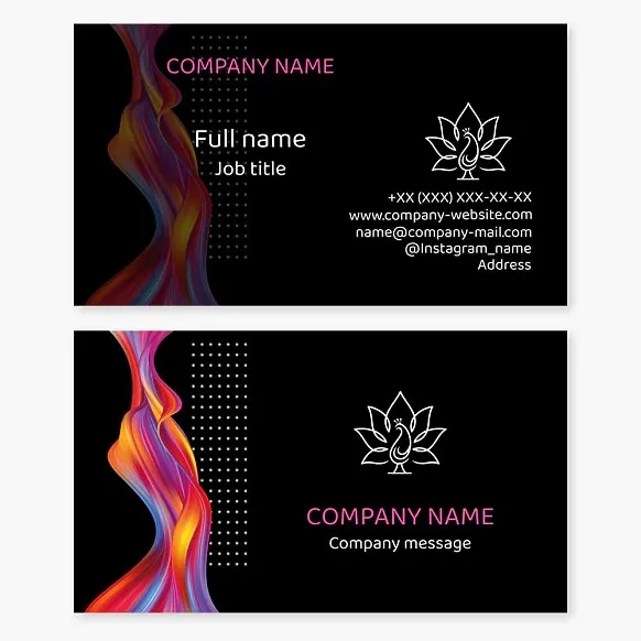 Business card template Art gallery, art school, fine art
