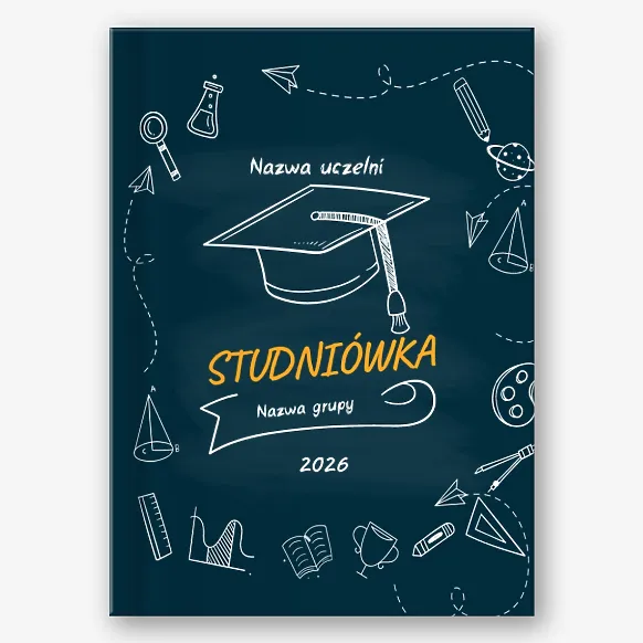 Szablon fotoksiążki absolwentów uczelni