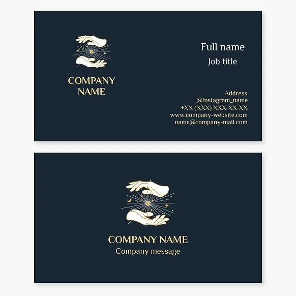 Fortune Teller Business Card Template
