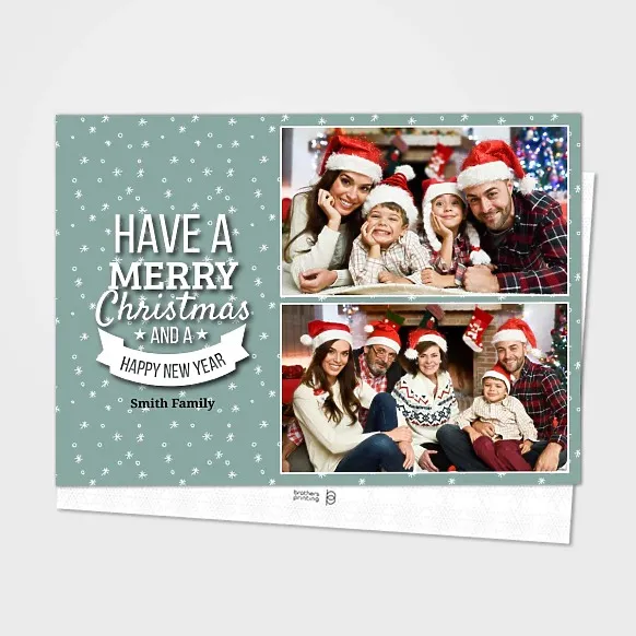 Christmas and New Year card