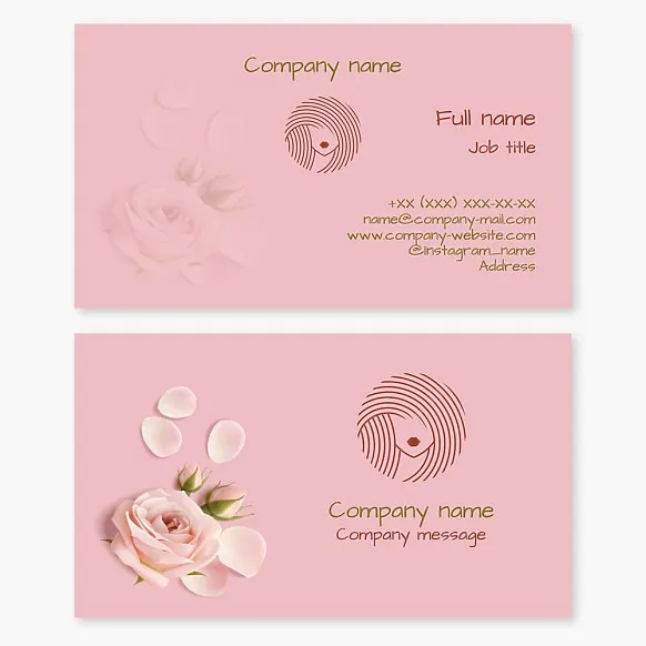 Business card template Hairdressing, hairdresser