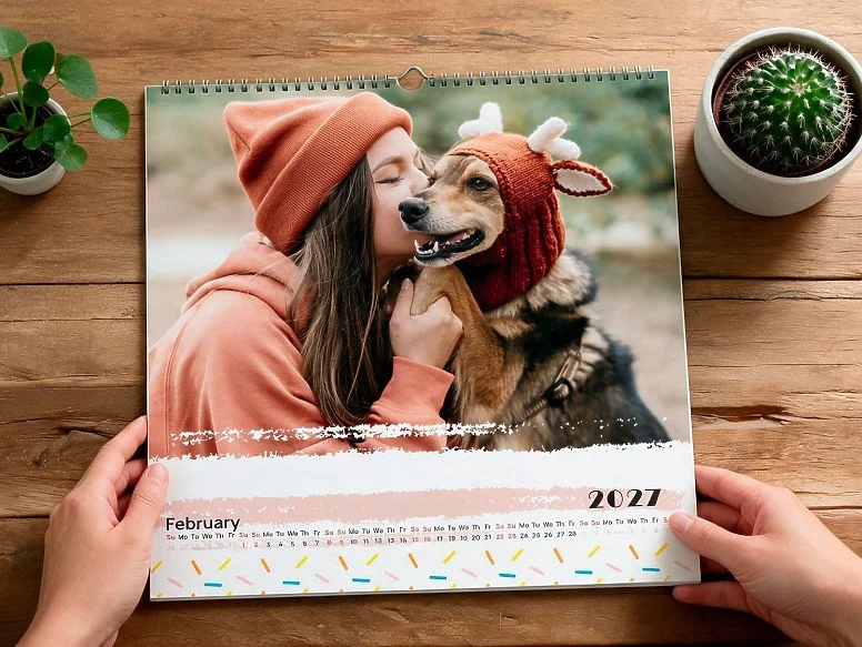Перекидні фотокалендарі на стіну