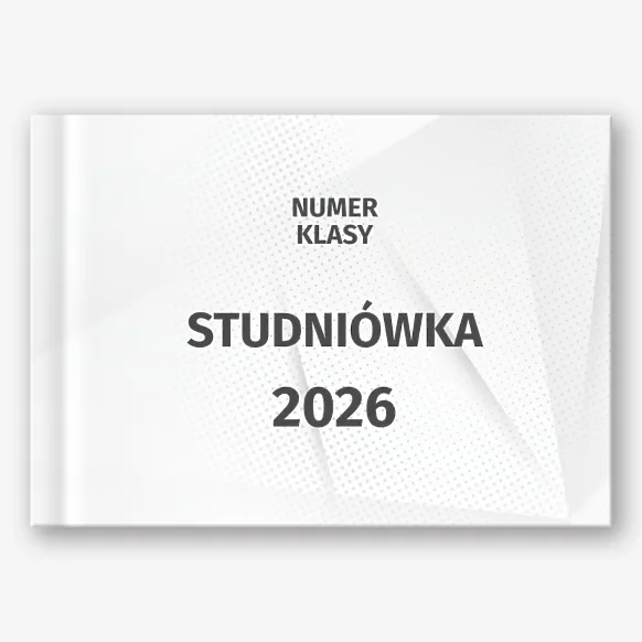 Szablon książki ze zdjęciami z ukończenia szkoły średniej
