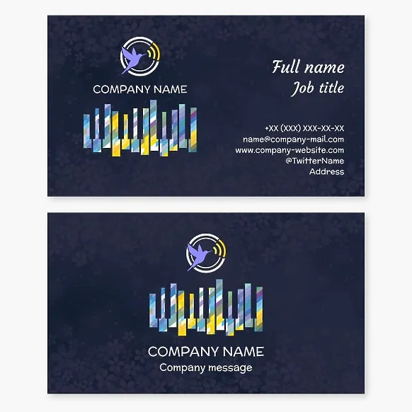 Musical, Vocal Studio Business Card Template