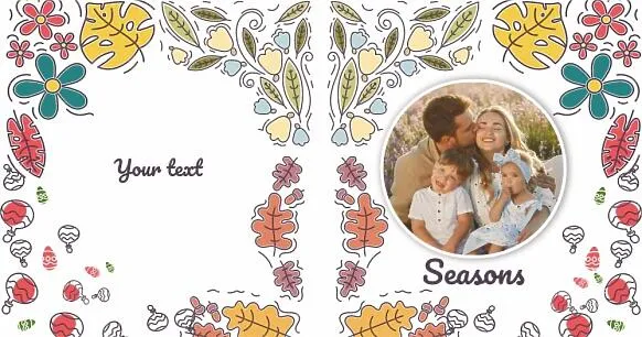 The Seasons photobook template