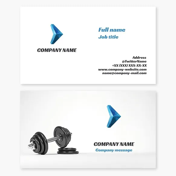 Personal Trainer | Fitness Business Card Template