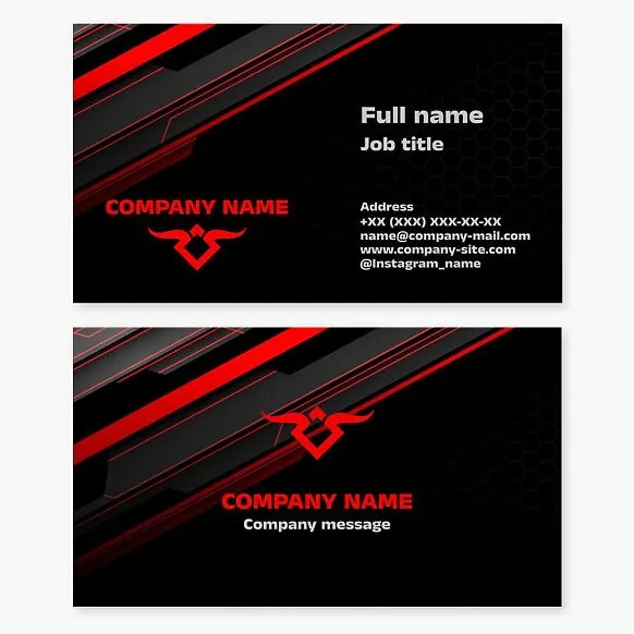 Abstract business card template. Cattle breeding. Farm. Wholesale meat supply.