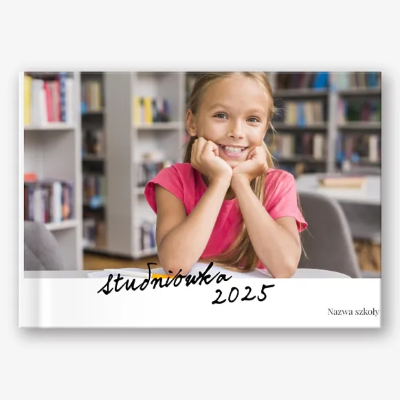 Szablon książki fotograficznej z okazji ukończenia szkoły średniej