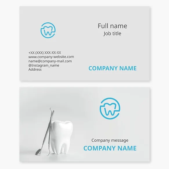 Dentistry Business Card Template