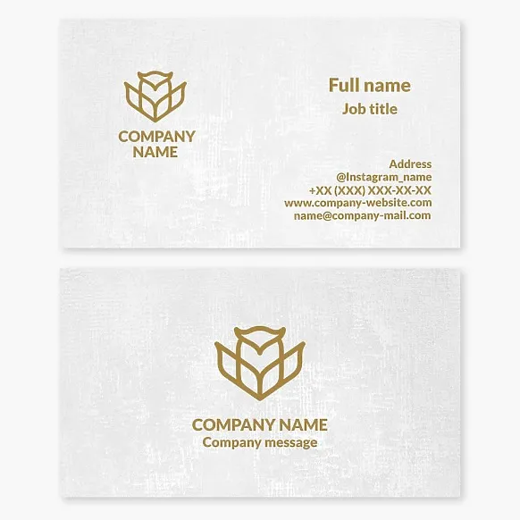 Owl, Education, Private Lessons, Library Business Card Template