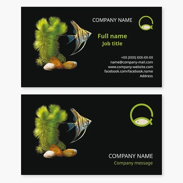 Fish Aquarium Business Card