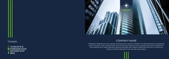 Business company brochure template