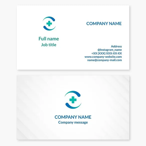 Healthcare Medical Business Card Template
