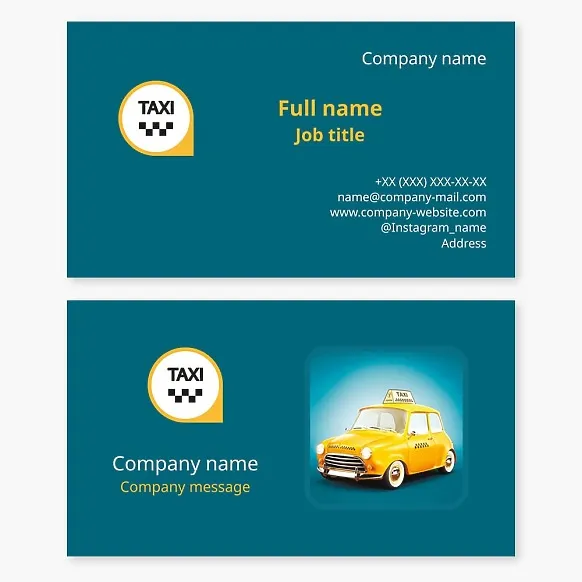Taxi Business Card
