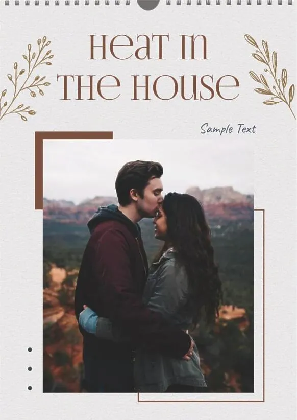 Lovers calendar Template