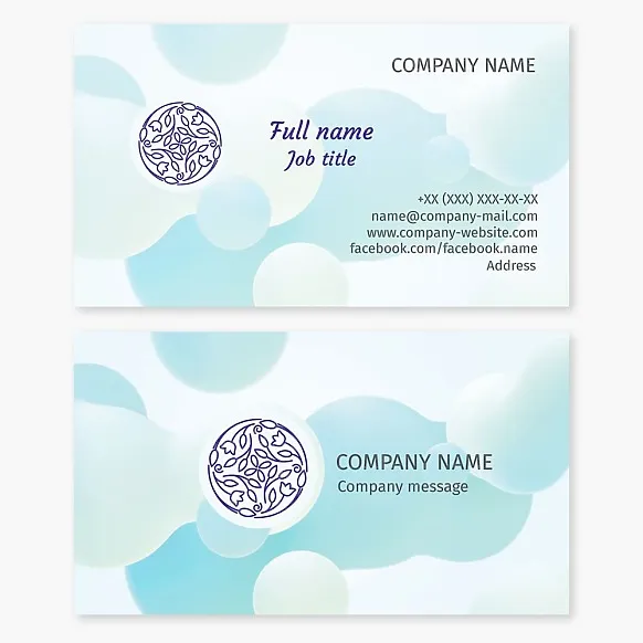Generic Business Card, Flowers