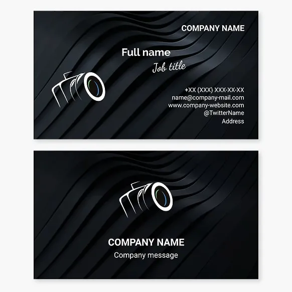 Photography, Photo Studio Business Card