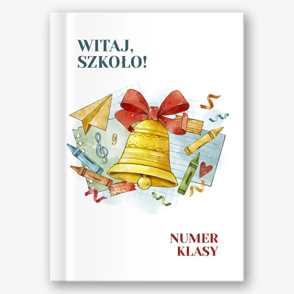 Szablon książki ze zdjęciami ukończenia szkoły podstawowej
