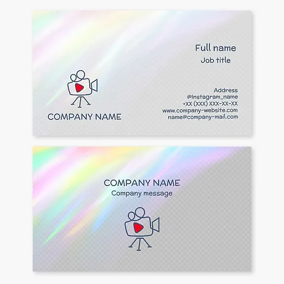 Film Director | Film Company | Event Videography | Video Editor | Business Card Template