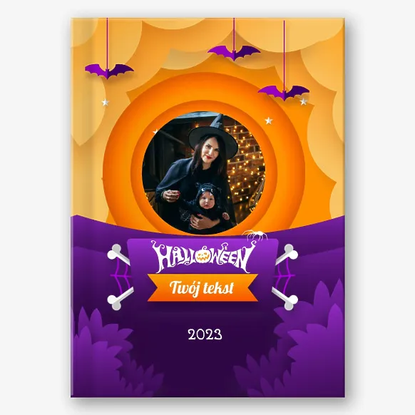 Szablon fotoksiążki na imprezę Halloween