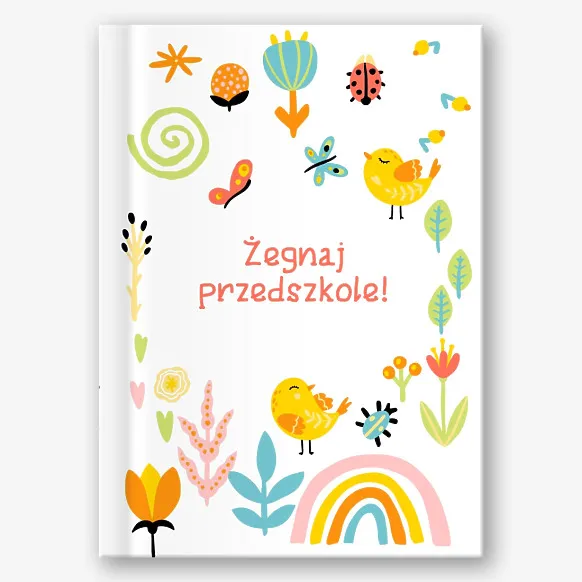 Szablon fotoksiążki Żegnaj przedszkole
