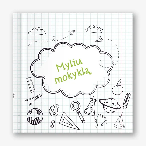 Aukštosios mokyklos fotoknygos šablonas