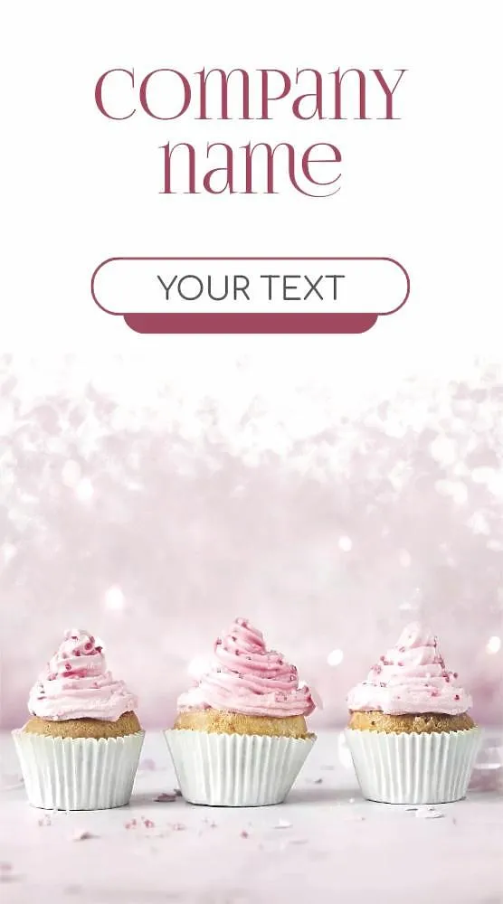 Pastry chef's business card template