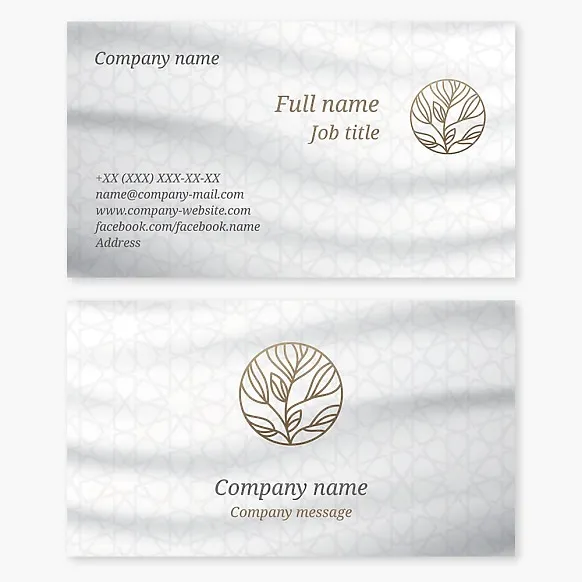 Business card template Plant