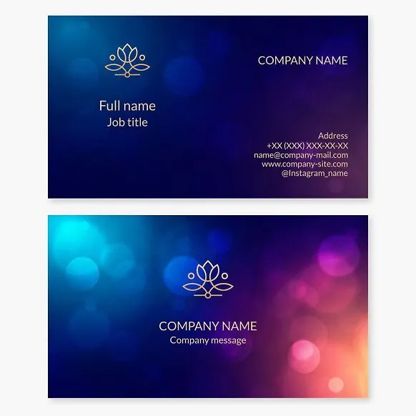 Abstract Flower Logo | Beauty Studio | Business Card Template