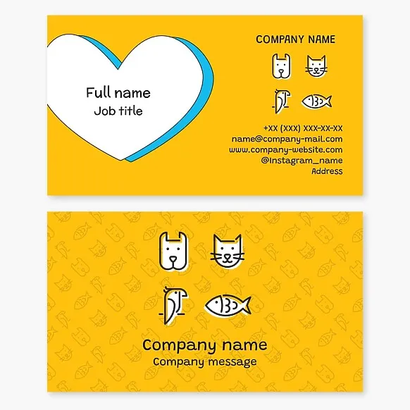 Pet shop Business Card