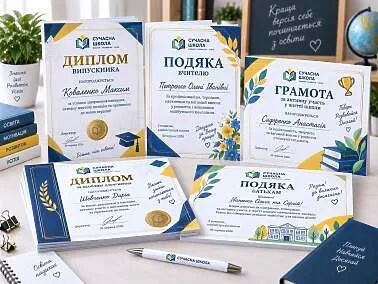 Дипломи та подяки
