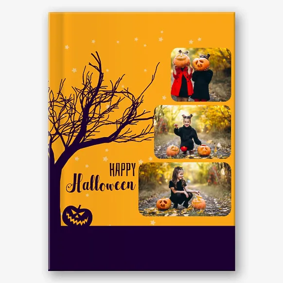Szablon fotoksiążki Halloween 