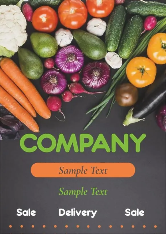 Farmer's Leaflet Template