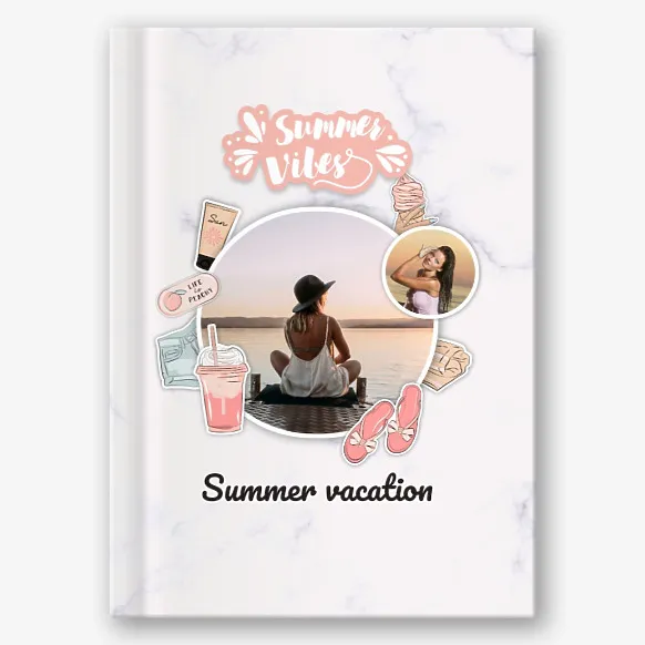 Summer Vacation photo Book Template