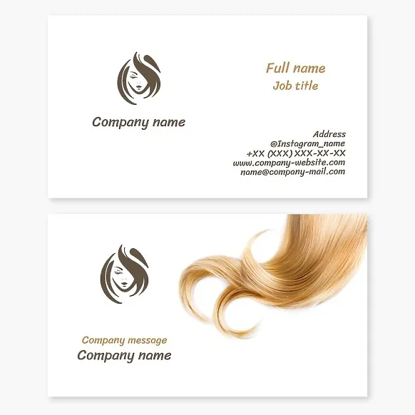 Hair Salon Business Card