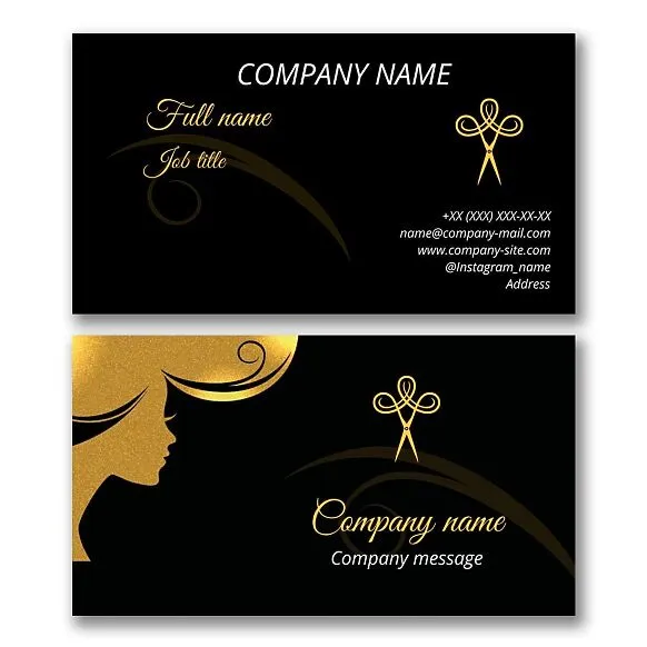 Hair Stylist Business Card