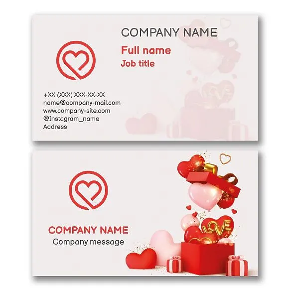 Gift Box Business Card, Marriage agency