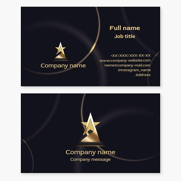 Business card template Award products, Production of awards, prizes, Award paraphernalia, cups, medals, prizes