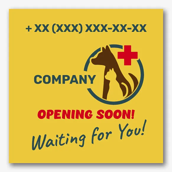 Veterinary Clinic banner template