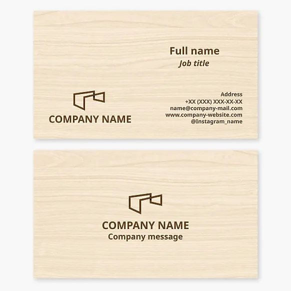 Business card template Cabinet furniture