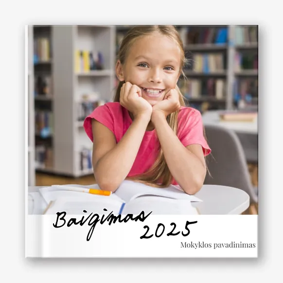 Baigimo fotoknygos šablonas vidurinei mokyklai