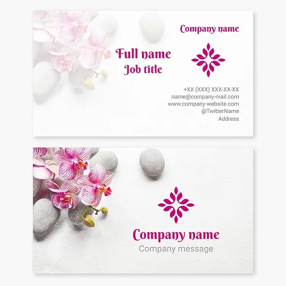 Massage Therapist | Health & Wellness Business Card Template