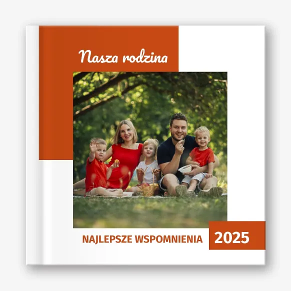 Szablon rodzinnej fotoksiążki 