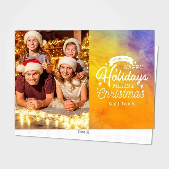 Colorful Holiday Card