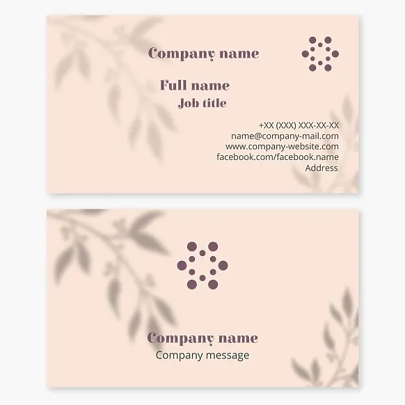 Business card template Beach accessories, Sun