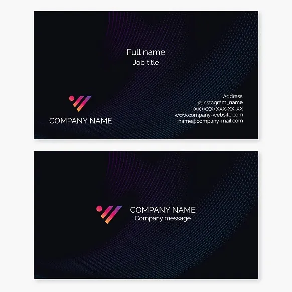 Business card template. Martial arts. Karate.