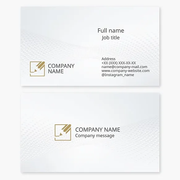 Business card template. Creative studio.