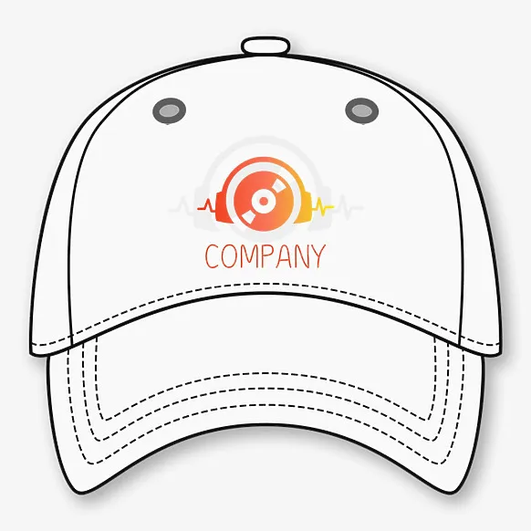 Baseball cap pattern with a pattern